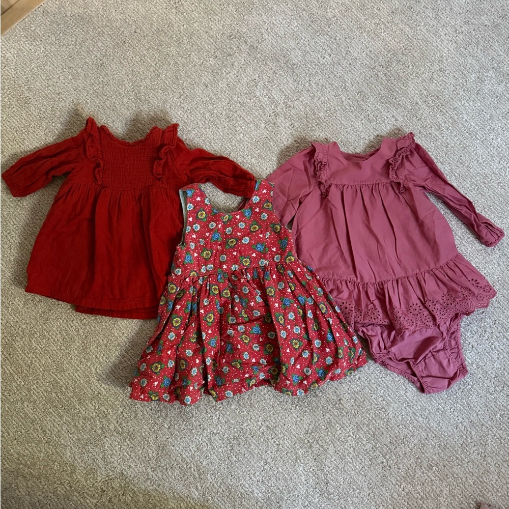 GAP Kids Dresses Set - Red and Pink
